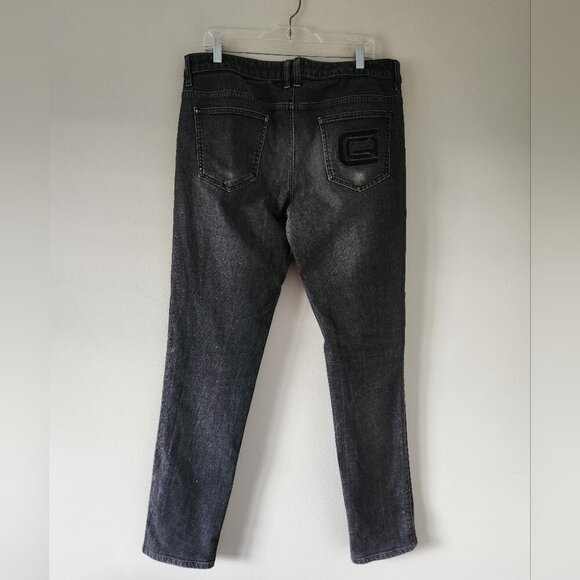 ROBERTO CAVALLI | jeans slim fit black sz 38 - Picture 2 of 5